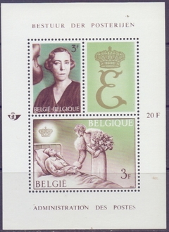 24063     BÉLGICA  -   VISITA A HOSPITAL  -  20 FR.   -  MINT