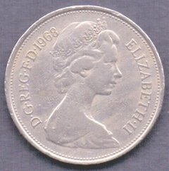 M2432 INGLATERRA - 1O NEW PENCE 1968 - NÍQUEL - comprar online