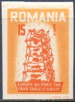 24918 .... ROMÊNIA - E U R O P A - 15 BANI - SEM PICOTE - MINT