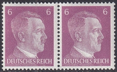 2865 ..... ALEMANHA REICH - ADOLF HILER - PAR DE SELOS COM GOMA - 6 Rpf - 1941