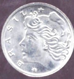 V291 REPÚBLICA - 0,02 CENTAVOS 1969 - CABEÇA DA REPÚBLICA ( INOX )