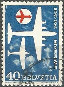 31627 SUIÇA - SWISSAIR 1956