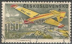 31637 CHECOSLOVAQUIA - AVIAO