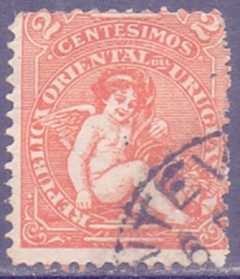 32042 ........URUGUAI - ANJO - 2 CENTESIMOS - 1900 - USADO