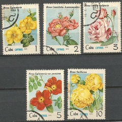 34407 CUBA - LOTE FLOR 1979