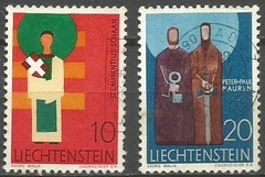 34686 LIECHTENSTEIN - LOTE 2 SELOS