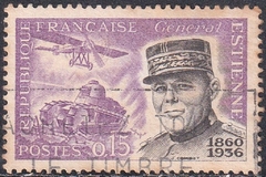 35144 ... MILITARISMO - FRANÇA - GENERAL ETIENNE , HEROI DA WW I - TANQUE - USADO