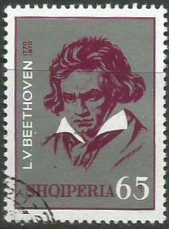 36187 ALBANIA - BEETHOVEN 1970