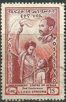 36198 ETHIOPIA - INDEPENDENCIA DA AFRICA 1960