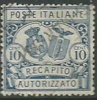 36205 ITALIA - RECAPITO AUTORIZZATO - 10 CENT