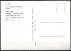 36511 LUXEMBOURG BLANKENBERG EXPRESS 1983 - comprar online