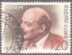 37464 ............. INDIA - HOMENAGEM A LENIN - USADO