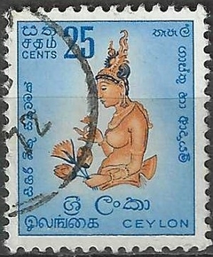 38238 CEYLON - AFRESCO SIGIRIA - 1954