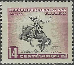 38343 URUGUAI - 14 CENTESIMOS - LA DOMA