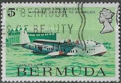 38720 BERMUDA - 50TH ANNIVERSARY AIR MALL SERVICE TO BERMUDA - CAVALIER 1937.