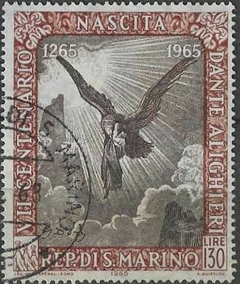 38776 SAN MARINO - VII CENTENARIO NASCITA DANTE ALIGHIERI 1965