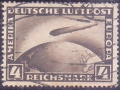 424 GRAF ZEPPELIN L. Z. 127 - 4 MARK - MARROM - 1928 - USADO - comprar online