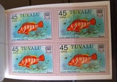 7166 TUVALU - STAMP BOOKLET - CADERNETA SELOS FUNDO DO MAR - comprar online