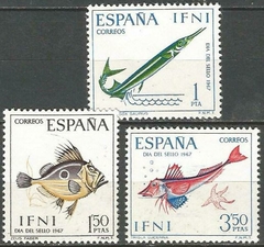 7885 I F N I - COL. ESPANHOLA - DIA DO SELO 1967