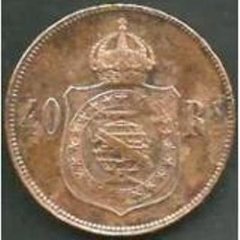 796 IMPÉRIO - D. PEDRO II - 40 REIS 1879 - comprar online