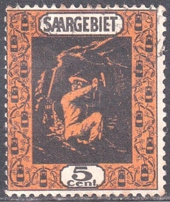 085 .... SAARGEBIET - BERGMANN - 5 c. - 1922 - comprar online