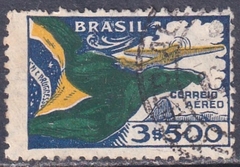 A031 ..... BANDEIRA NACIONAL - 3$ 500 REIS - 1933 - FILIGRANA " K "