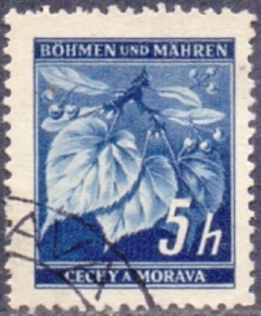 BM020 ..... BOHEMIA MORAVIA - COM SOBRECARGA - 1 0 K - 1939