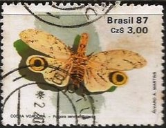 20037 ,..... BORBOLETA - BRASIL - 3,00 - 1987 - USADO