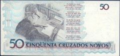 C 204 50 CRUZADOS NOVOS - CARLOS DRUMMOND DE ANDRADE - MAILSON / CAMÕES - 1989 - FE - comprar online