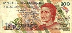 C 206 100 CRUZADOS NOVOS - CECILIA MEIRELLES - MAILSON / CAMÕES - 1989