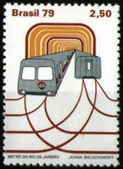 C1079.... INAUGURAÇÃO DO METRÔ DO RIO DE JANEIRO - 2,50 - 1979