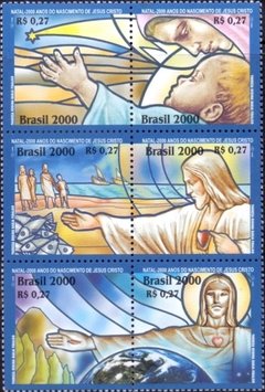 C2347/52 NATAL - 2000 ANOS DO NASCIMENTO DE JESUS CRISTO - SEXTILHA - 0,27