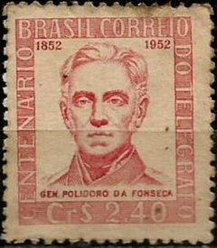 C0278 TELÉGRAFO - Gel. POLIDORO DA FONSECA - 2,40 - 1952