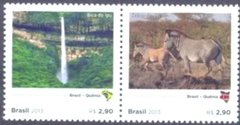 C3315/6 RELAÇÕES DIPLOMÁTICAS - BRASIL - QUÊNIA - R $ 2.90 - PAR