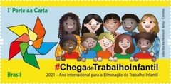 C3984 ..... ANO INTERNACIONAL DE ELIMINAÇÃO DO TRABALHO INFANTIL - AUTO ADESIVO