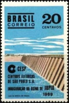 C0646 C E S P , USINA DE JUPIÁ - 20 CENTAVOS - 1969