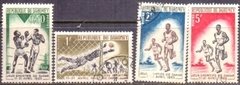 21952 DAHOMEY - JOGOS ESPORTIVOS DE DAKAR, 1963 - SERIE USADA