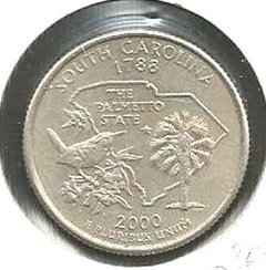 M1264 .... ESTADOS UNIDOS - 1 / 4 DE DOLLAR 2000 P - ESTADOS = " SOUTH CAROLINA " - F C