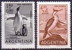 16621 .... ARGENTINA - PÁSSAROS e ANIMAIS DA ANTÁRTICA - PRÓ INFÂNCIA - SERIE MINT