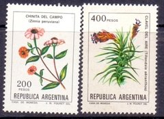 22722 .... ARGENTINA - FLORES - VALORES EM PESOS - MINT