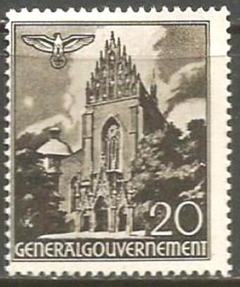 GENERALGOUVERNEMENT - 044 - DOMINIKANER-KIRSCHE, em KRAKAU - 20 GR.