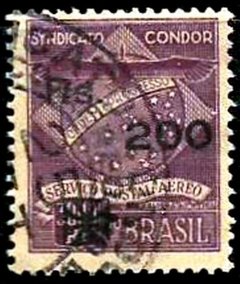 K-13 CONDOR e BANDEIRA ESTILIZADOS - 200 / 3.000 REIS - 1930