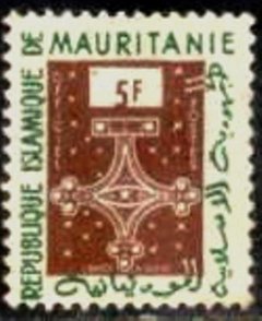 16106 MAURITÂNIA - EMBLEMA - 5 FR - NOVO COM GOMA