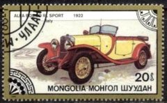 16143 MONGÓLIA - CARRO ANTIGO ALFA ROMEO SPORT 1922 - 20 - USADO