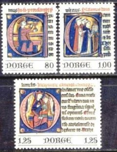 17056 NORUEGA - PINTURAS RELIGIOSAS - SERIE MINT