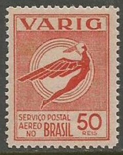 V-36 VARIG - 50 REIS - VERMELHO / ROSA - 1934