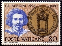 25525 VATICANO - G. L. BERNINI - 80 LIRE - 1980 - MINT