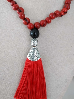 Japamala Vermelho Buda 108 Cordas - comprar online