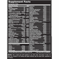 Animal Pak 44 Serv. Universal Vitaminas + Minerales + Antioxidantes - comprar online