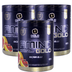 Amino Gold 8.1.1 60 Servicios Gold Nutrition Black Line Mayor Recuperación